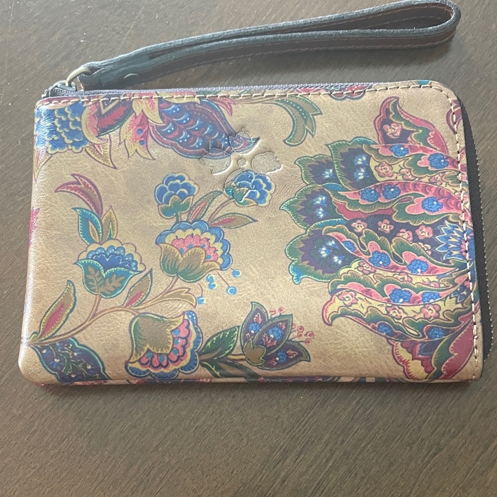 Patricia Nash Multicolor Floral Wristlet